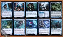 Set of 10 Pauper Legal Merfolk Creatures *NM* (Magic MTG) Stonybrook Banneret - Image 1