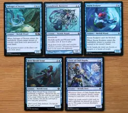 Set of 10 Pauper Legal Merfolk Creatures *NM* (Magic MTG) Stonybrook Banneret - Image 3