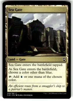 Sea Gate Commander Legends: Battle for Baldur's Gate Regular MTG - Image 1