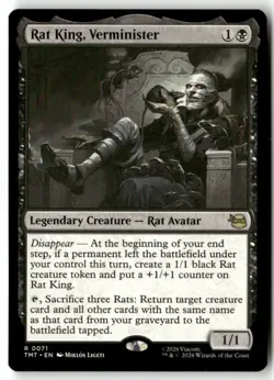 Rat King, Verminister 0071 Rare Magic: The Gathering Near Mint - Image 1