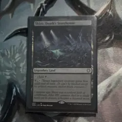Shizo, Death's Storehouse Legendary Land Rare Black Commander: Dominaria United - Image 1