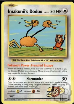 ImakuniU's Doduo 112/108 SEC Evolutions Pokemon NM/M - Image 3