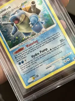 Pokemon Blastoise Holo Bleed BGS 8 Diamond & Pearl Secret Wonders 2/132 Rare - Image 3