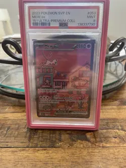 2023 Pokemon Mew EX 151 Ultra Premium Collection Promo #053 PSA 9 Mint - Image 1