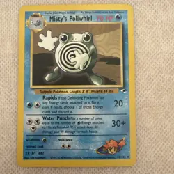2000 Pokemon Gym Heroes Misty's Poliwhirl 53/132 Uncommon WOTC Vintage - Image 1
