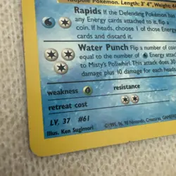 2000 Pokemon Gym Heroes Misty's Poliwhirl 53/132 Uncommon WOTC Vintage - Image 2