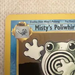 2000 Pokemon Gym Heroes Misty's Poliwhirl 53/132 Uncommon WOTC Vintage - Image 4