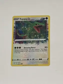 Pokemon Rayquaza 138/185 Amazing Rare Sword And Shield Vivid Voltage - Image 1