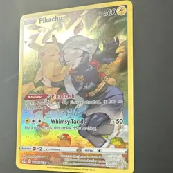 Pokemon Pikachu TG05/TG30 Swsh11 Lost Origin Holo 60 HP Whimsy Tackle - Image 2