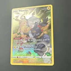 Pokemon Pikachu TG05/TG30 Swsh11 Lost Origin Holo 60 HP Whimsy Tackle - Image 3