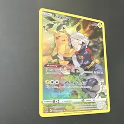 Pokemon Pikachu TG05/TG30 Swsh11 Lost Origin Holo 60 HP Whimsy Tackle - Image 4