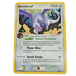 Pokemon Aerodactyl Legend Maker LM 1/92 Holo Rare Colorless Stage 1 Evolution LP - Image 1