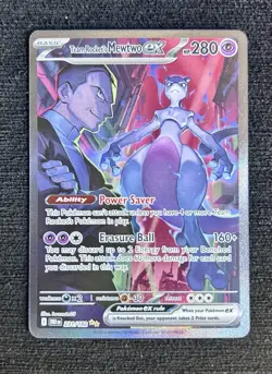 Pokemon Team Rocket's Mewtwo ex 231/182 Sv10 Destined Rivals Rare Holo 280 HP - Image 1