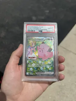 2025 Pokemon JTG En #184 Lillie's Clefairy ex Special Illustration Rare PSA 10 - Image 3