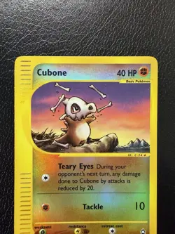 2002 Pokemon Aquapolis Cubone Reverse Holo 72/147 LP E-Reader Nintendo - Image 2