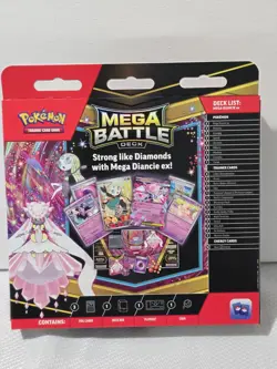 Pokemon TCG Mega Battle Deck Mega Diancie EX Meloetta - Image 2