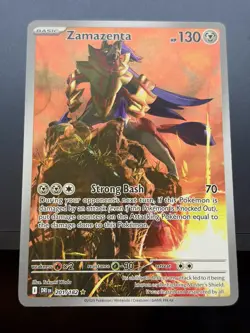 Zamazenta Illustration Rare SV10: Destined Rivals 201/182 Pokemon - Image 1