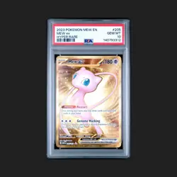 Pokemon 2023 Mew ex 205/165 Gold Hyper Rare 151 GEM MINT PSA 10 - Image 1