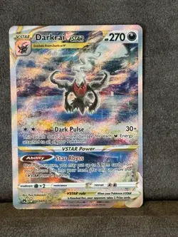 Pokemon Darkrai VSTAR GG50/GG70 Full Art Holo 270 HP Ultra Rare – Crown Zenith - Image 1