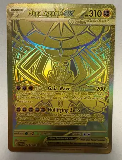 Pokemon TCG Perfect Order Mega Hyper Rare Mega Zygarde Ex 124/088 Near Mint - Image 1