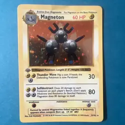 1999 Pokemon Shadowless 1st Edition 9 Magneton-Holo - Image 2