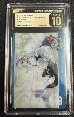2024 Azur Lane Bushiroad Vol. 1 Clear Belfast & Sheffield #25 CGC 10 PRISTINE - Image 1