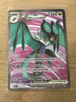 Pokemon TCG Noivern ex Ultra Rare Full Art 246/193 Paldea Evolved Card - Image 1