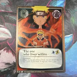 Naruto Uzumaki Naruto CCG 2007 Shippuden Mission Card 381 1st Edition English - Image 1