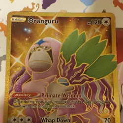 Pokemon Cards Oranguru 199/185 Secret Rare Full Art Vivid Voltage Near Mint - Image 3