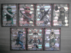 LEGO NINJAGO SERIE 3: 7x HOLOFOLIEN KARTEN 5 11 17 23 35 50 52 Lot Trading Cards - Image 1