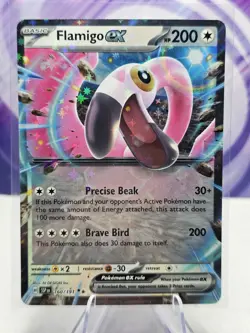 Flamingo Ex 160/191 Double Rare Holo Pokemon TCG Surging Sparks Card NM Flamigo - Image 1