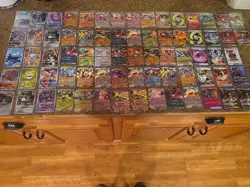 Massive 72 Card Modern Pokemon Lot- 15 Illustration Rares 57 Double Rare Ex/full - Image 1
