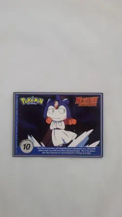 Mew #151 Pokemon 1999 TCG Burger King Promo PokeTriva Card. - Image 2