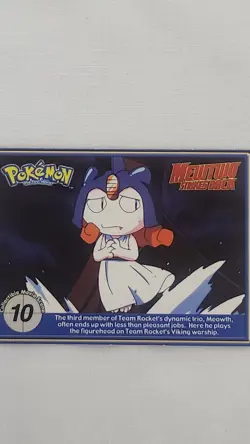 Mew #151 Pokemon 1999 TCG Burger King Promo PokeTriva Card. - Image 3