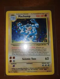 Pokemon Machamp 15/110 Holo Rare Stage 2 100HP English 2002 TCG Card - Image 3