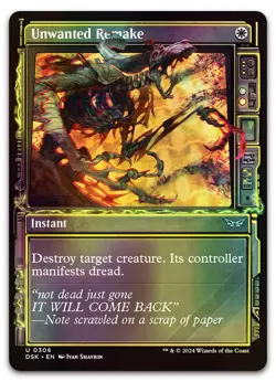 Unwanted Remake (Showcase) #306 (Foil) (NM) Duskmourn DSK Magic MTG - Image 1