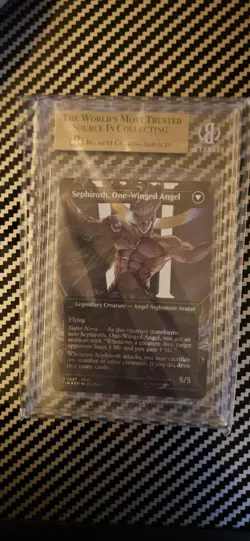 Mtg Final Fantasy Sephiroth Fabled Soldier Borderless Surge Foil BGS 10 - Image 2