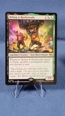 Bebop and Rocksteady - Teenage Mutant Ninja Turtles - MtG- NM B 🔮 - Image 1