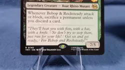 Bebop and Rocksteady - Teenage Mutant Ninja Turtles - MtG- NM B 🔮 - Image 3