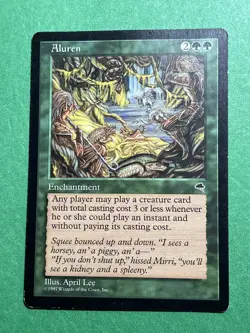**Aluren** ~Tempest~ MTG: Magic the Gathering Moderate Play (MP) - Image 1