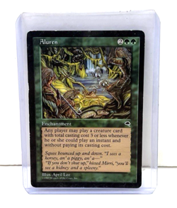 Magic the Gathering MTG Aluren Green Tempest Rare - Image 1