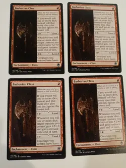MTG Barbarian Class X4 - Uncommon, NM/M - Image 1