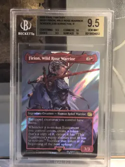 PSA 10 MTG FINAL FANTASY SURGE FOIL #0531 FIRION, WILD ROSE WARRIOR 2025 - Image 1