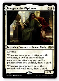 Mangara, the Diplomat 124 Commander: Tarkir: Dragonstorm Normal NM - Image 1