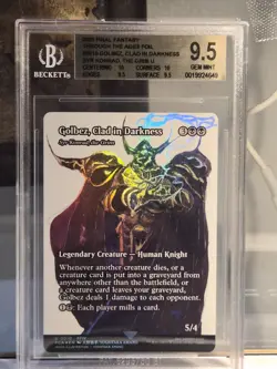 BGS 9.5 Golbez Crystal Collector, Borderless Surge Foil, MTG Final Fantasy POP 9 - Image 1
