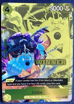 x10 One Piece TCG Jinbe (WINNER Pack 2025 Vol. 3) EB02-055 - Image 1