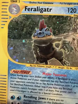 Pokemon Expedition Feraligatr Holo 12/165 - MP/HP - Image 2