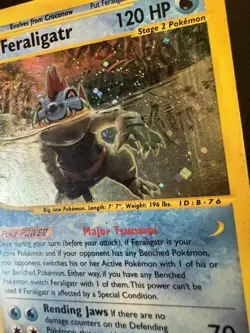 Pokemon Expedition Feraligatr Holo 12/165 - MP/HP - Image 3