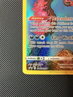 Pokemon TCG Sword & Shield Galarian Moltres SWSH284 Full Art Black Star Promo NM - Image 5