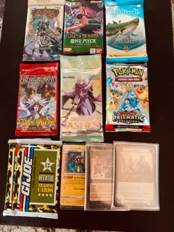 LOT Cards and Packs - MTG Cards, Pokemon Cards & Pack, One Piece Pack, 120 cards - Image 2